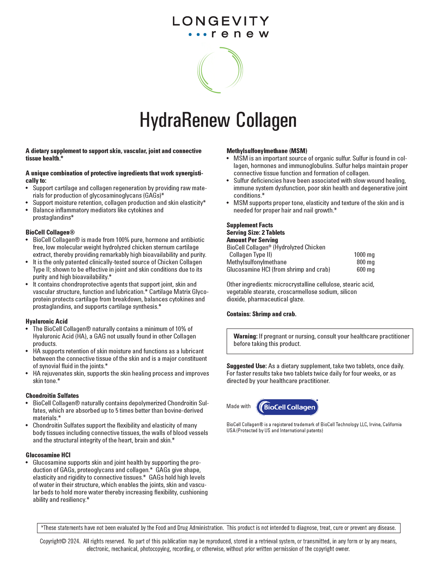 HydraRenew Collagen