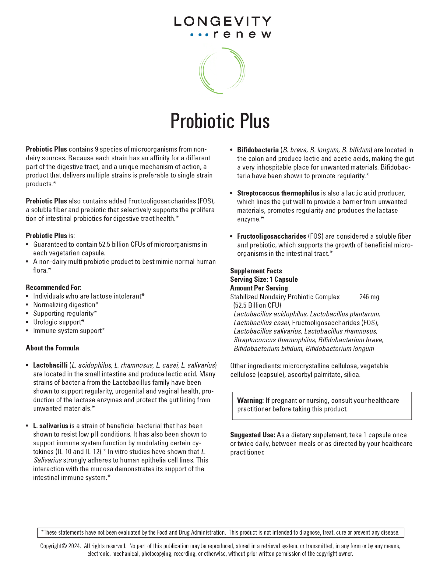 Probiotics Plus